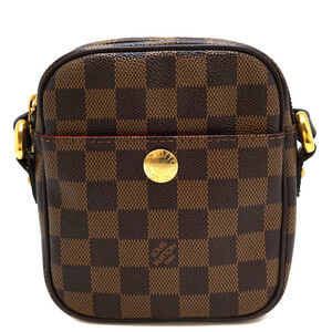 Louis Vuitton Rift Damier Ebene Brown Bag Zipper Shoulder